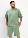 Костюм муж.(футболка+шорты)_М40/светло-зеленый