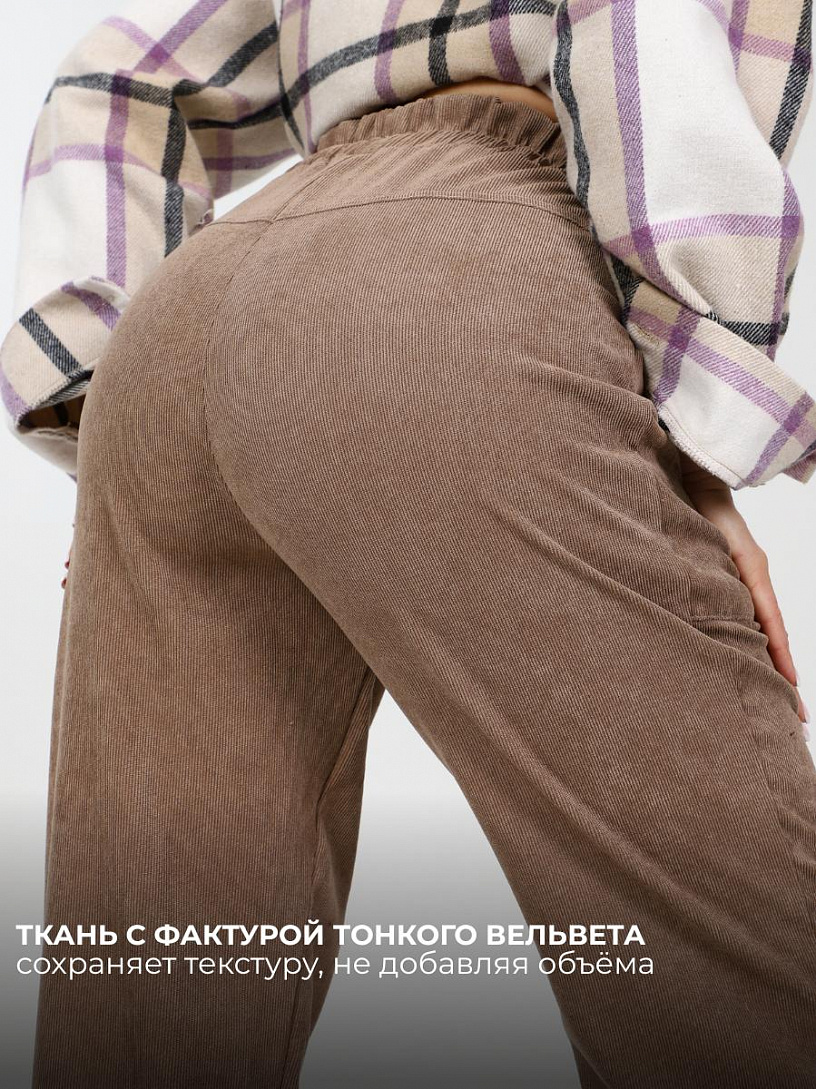 Брюки Эдель_О644/темно-бежевый